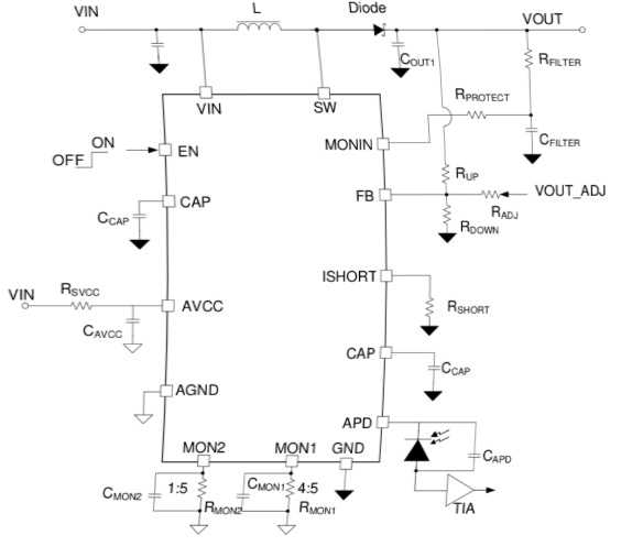 圖6:TPS61391典型電路應(yīng)用